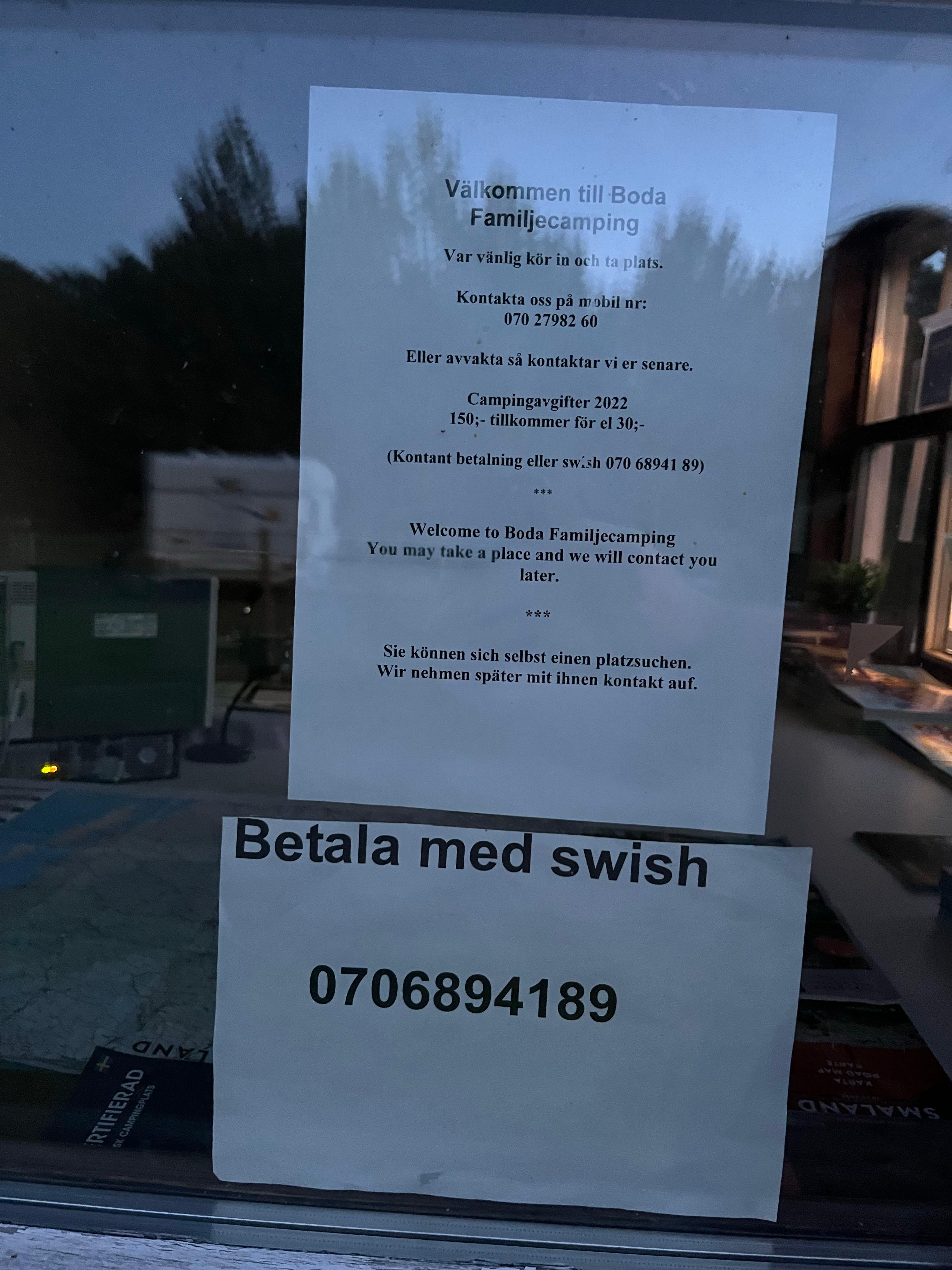 Boda camping, Boda, Sweden