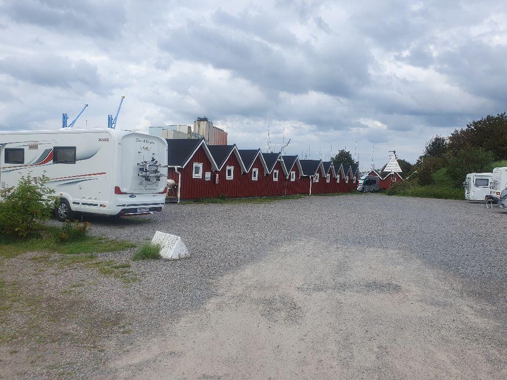 Falkenbergs båtsällskap sommar ställplats, Falkenberg, Sweden