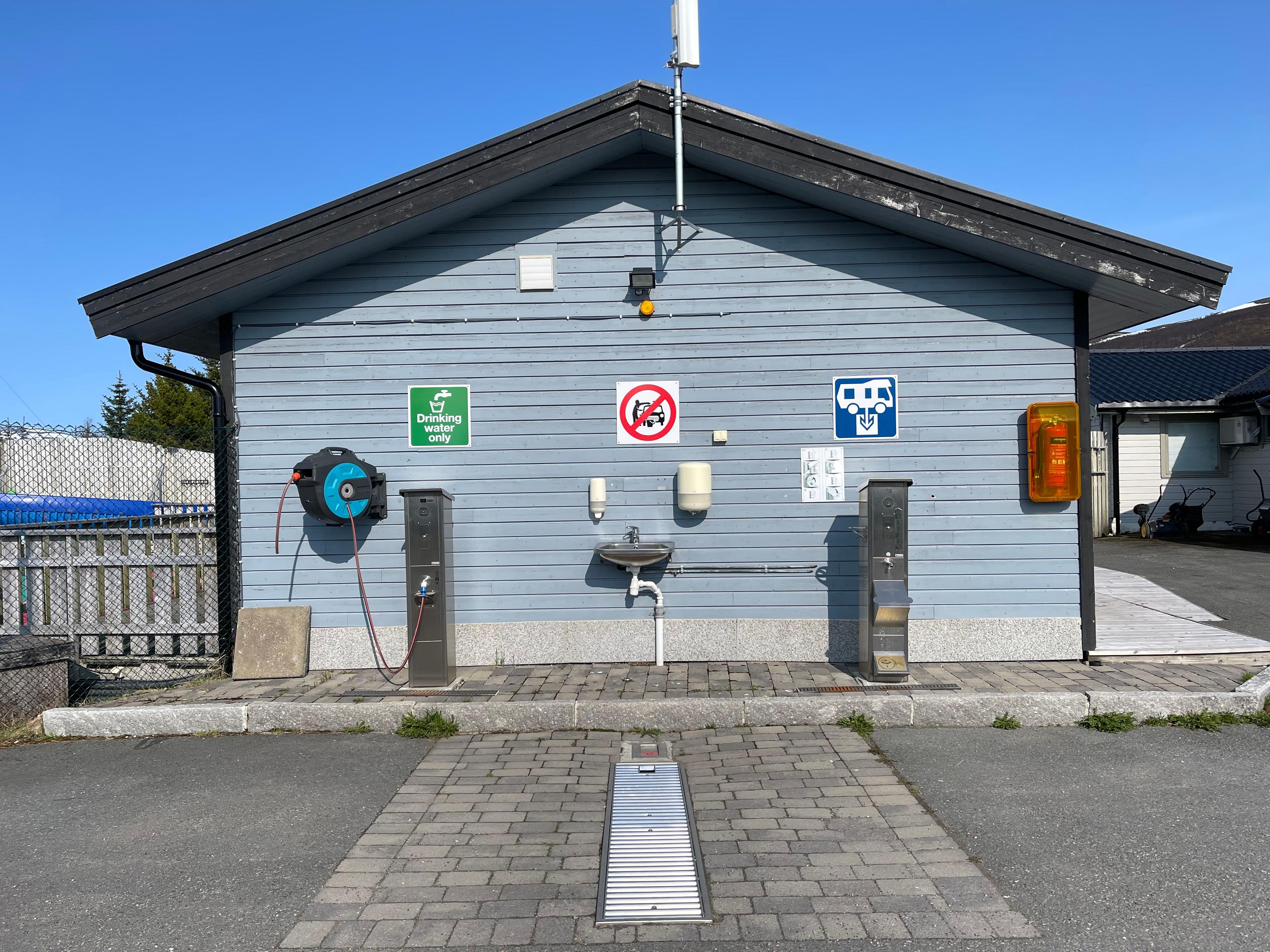 Skittenelv camping, Tromsø, Norway